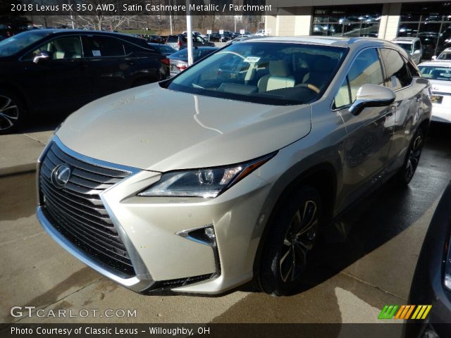 2018 Lexus RX 350 AWD in Satin Cashmere Metallic