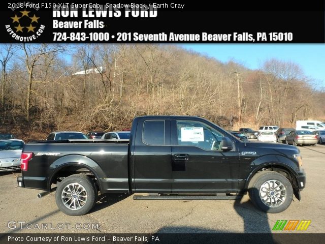 2018 Ford F150 XLT SuperCab in Shadow Black