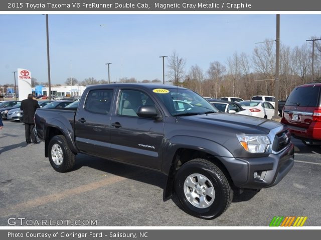 2015 Toyota Tacoma V6 PreRunner Double Cab in Magnetic Gray Metallic