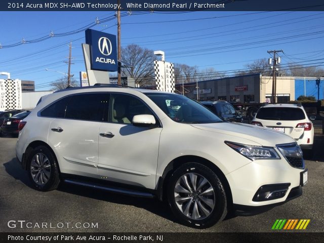 2014 Acura MDX SH-AWD Technology in White Diamond Pearl