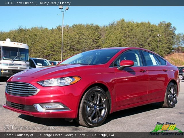 2018 Ford Fusion S in Ruby Red