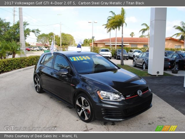 2017 Volkswagen Golf GTI 4-Door 2.0T S in Carbon Steel Gray Metallic