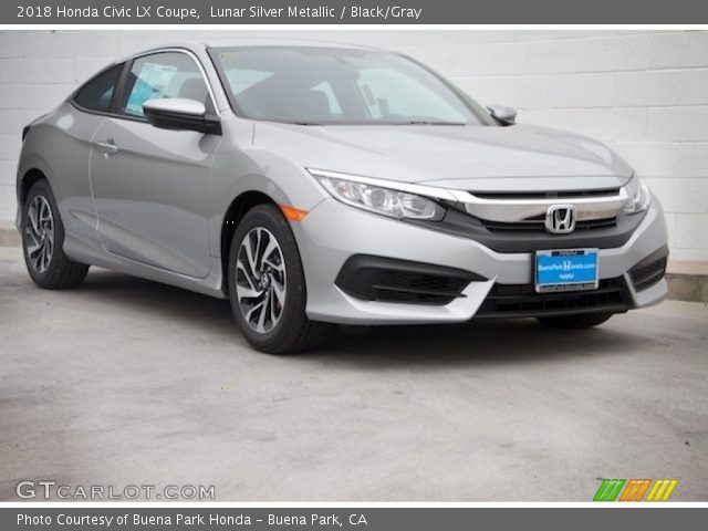 2018 Honda Civic LX Coupe in Lunar Silver Metallic