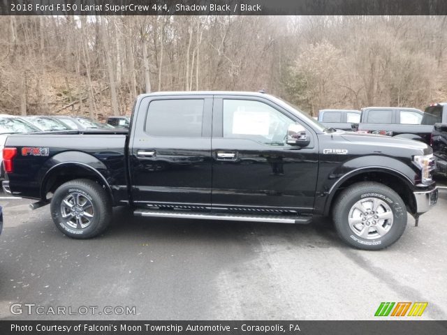 2018 Ford F150 Lariat SuperCrew 4x4 in Shadow Black