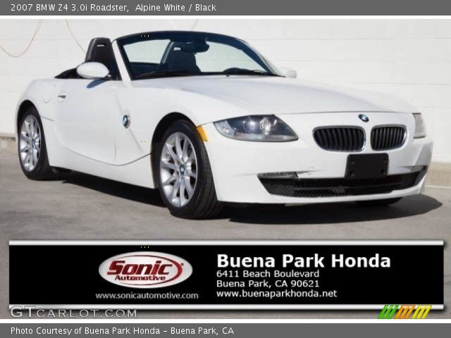 2007 BMW Z4 3.0i Roadster in Alpine White