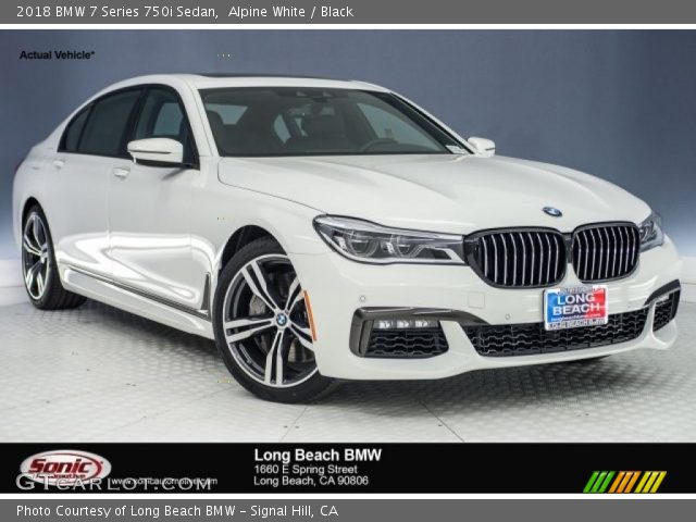 2018 BMW 7 Series 750i Sedan in Alpine White