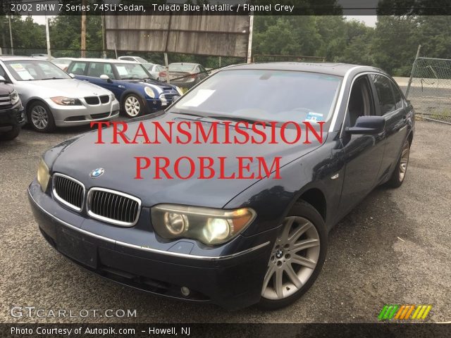 2002 BMW 7 Series 745Li Sedan in Toledo Blue Metallic