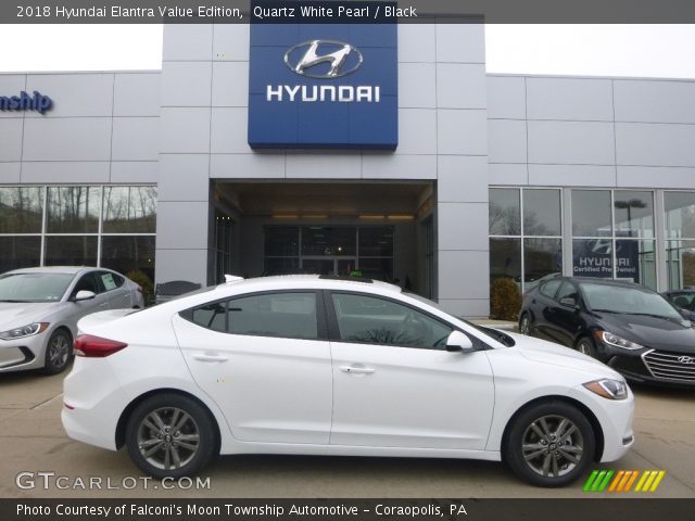 2018 Hyundai Elantra Value Edition in Quartz White Pearl
