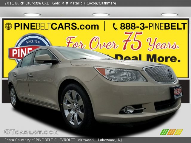 2011 Buick LaCrosse CXL in Gold Mist Metallic