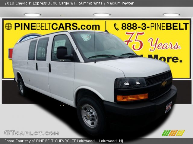 2018 Chevrolet Express 3500 Cargo WT in Summit White