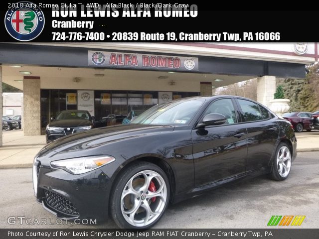 2018 Alfa Romeo Giulia Ti AWD in Alfa Black