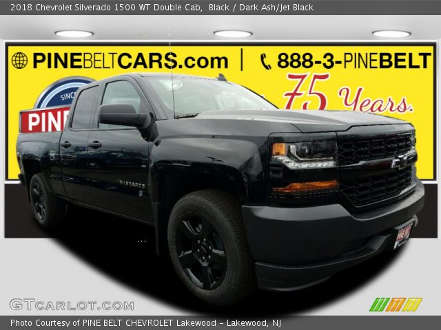 2018 Chevrolet Silverado 1500 WT Double Cab in Black
