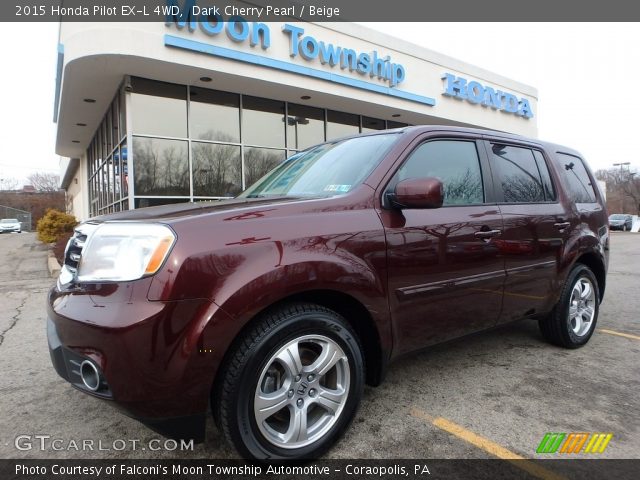2015 Honda Pilot EX-L 4WD in Dark Cherry Pearl
