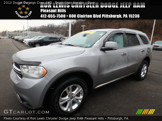 2013 Dodge Durango Crew AWD in Bright Silver Metallic