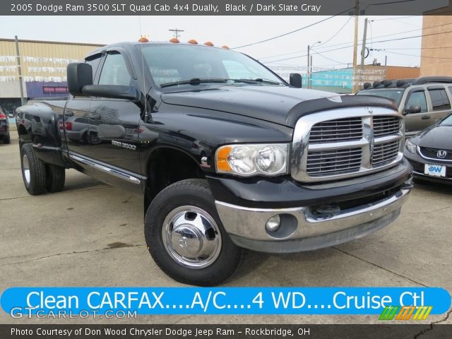 2005 Dodge Ram 3500 SLT Quad Cab 4x4 Dually in Black