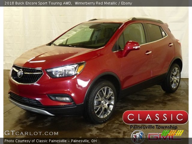 2018 Buick Encore Sport Touring AWD in Winterberry Red Metallic
