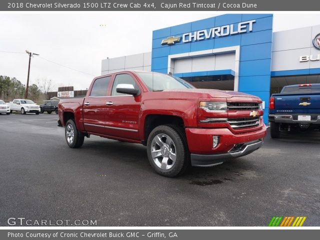 2018 Chevrolet Silverado 1500 LTZ Crew Cab 4x4 in Cajun Red Tintcoat