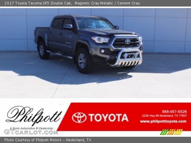 2017 Toyota Tacoma SR5 Double Cab in Magnetic Gray Metallic