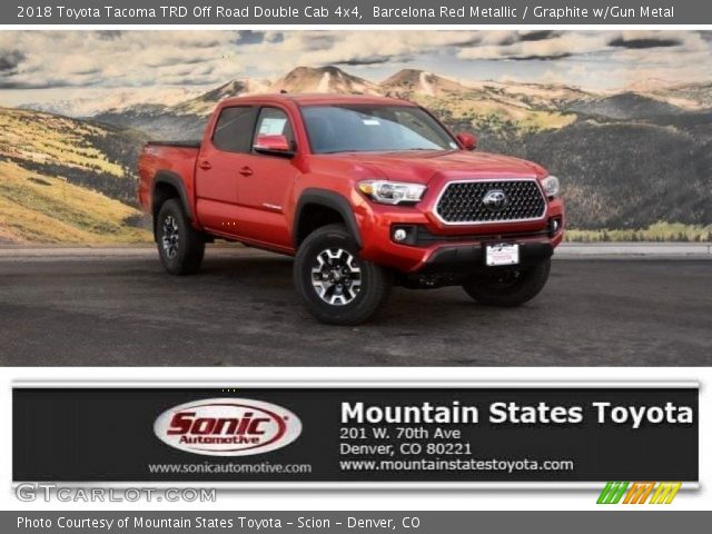 2018 Toyota Tacoma TRD Off Road Double Cab 4x4 in Barcelona Red Metallic