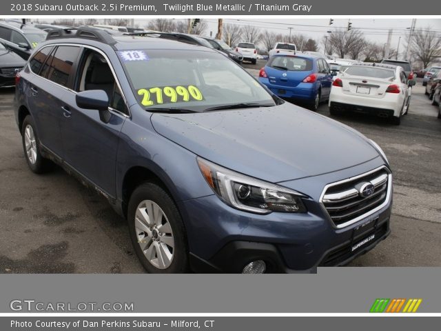 2018 Subaru Outback 2.5i Premium in Twilight Blue Metallic