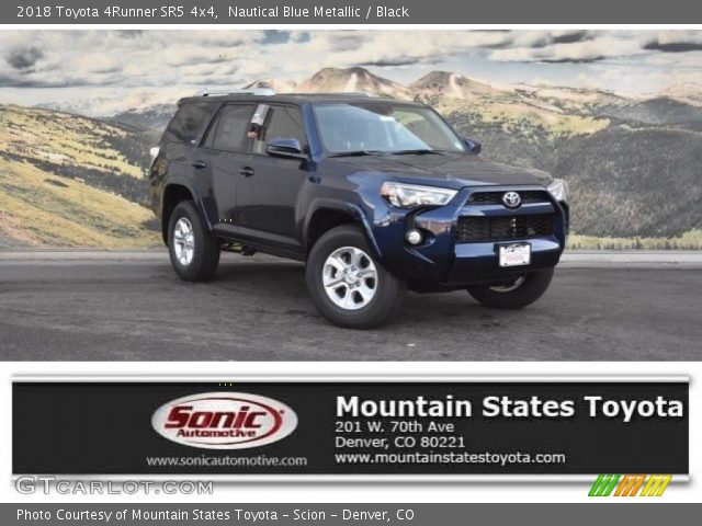 2018 Toyota 4Runner SR5 4x4 in Nautical Blue Metallic