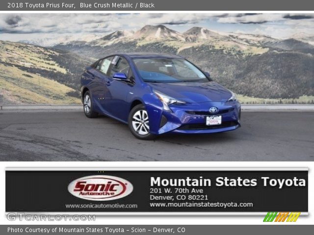 2018 Toyota Prius Four in Blue Crush Metallic