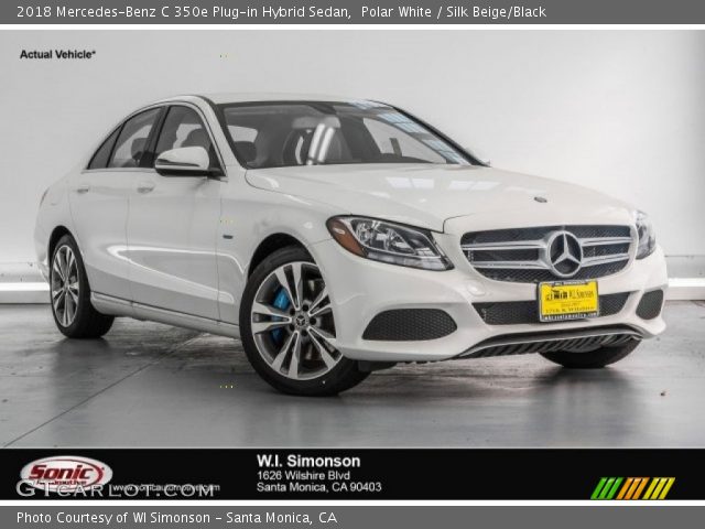 2018 Mercedes-Benz C 350e Plug-in Hybrid Sedan in Polar White