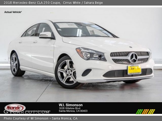 2018 Mercedes-Benz CLA 250 Coupe in Cirrus White
