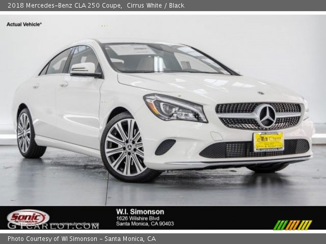 2018 Mercedes-Benz CLA 250 Coupe in Cirrus White