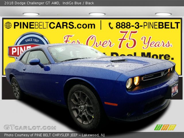 2018 Dodge Challenger GT AWD in IndiGo Blue