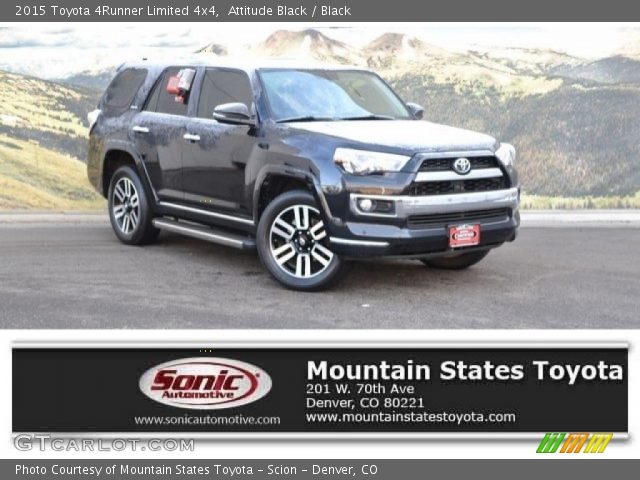 2015 Toyota 4Runner Limited 4x4 in Attitude Black