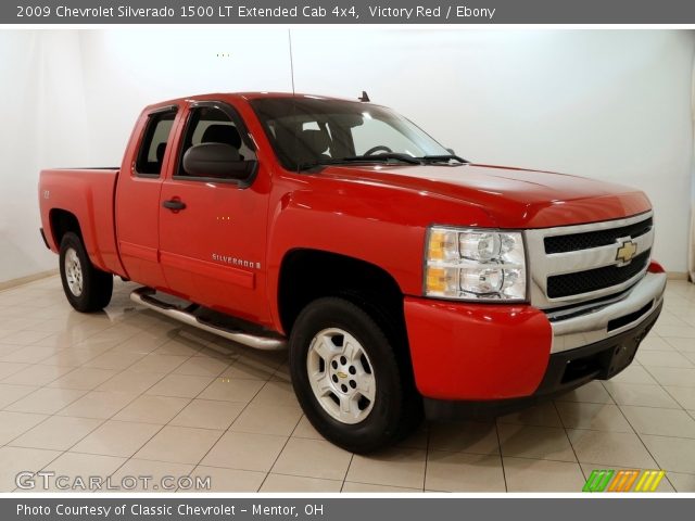 2009 Chevrolet Silverado 1500 LT Extended Cab 4x4 in Victory Red