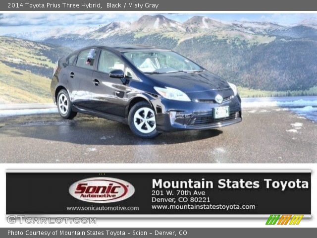 2014 Toyota Prius Three Hybrid in Black