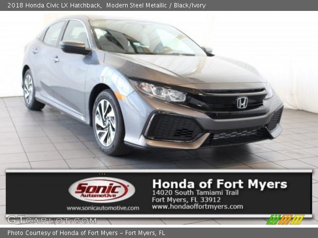 2018 Honda Civic LX Hatchback in Modern Steel Metallic