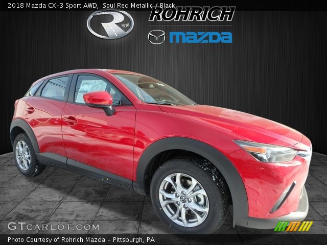 2018 Mazda CX-3 Sport AWD in Soul Red Metallic