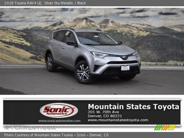 2018 Toyota RAV4 LE in Silver Sky Metallic
