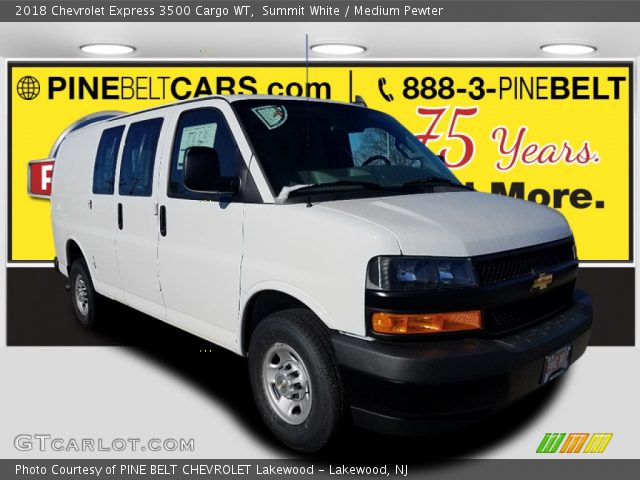 2018 Chevrolet Express 3500 Cargo WT in Summit White