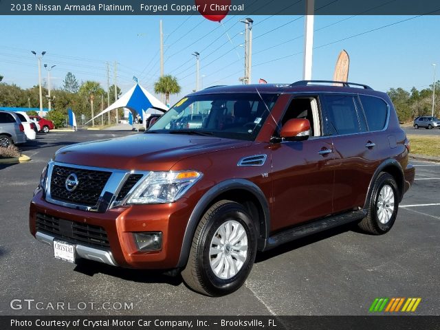 2018 Nissan Armada Platinum in Forged Copper