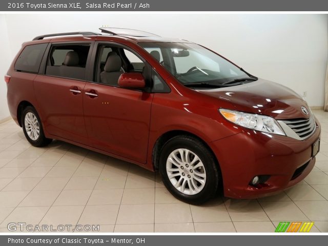 2016 Toyota Sienna XLE in Salsa Red Pearl