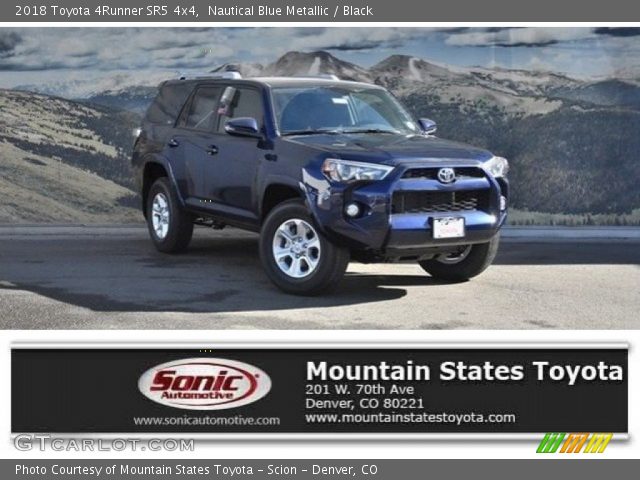 2018 Toyota 4Runner SR5 4x4 in Nautical Blue Metallic