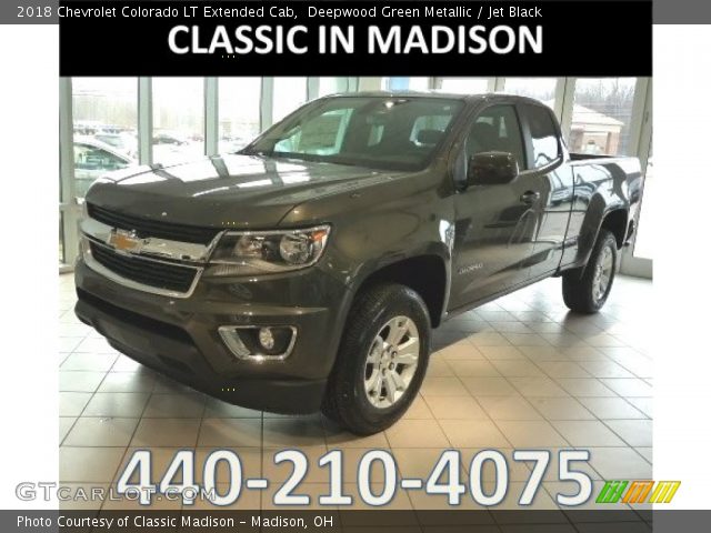 2018 Chevrolet Colorado LT Extended Cab in Deepwood Green Metallic