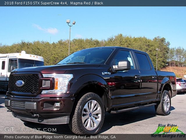 2018 Ford F150 STX SuperCrew 4x4 in Magma Red