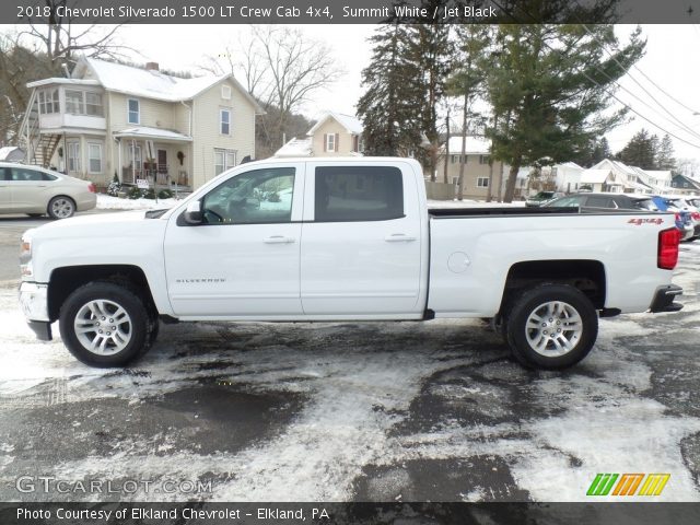 2018 Chevrolet Silverado 1500 LT Crew Cab 4x4 in Summit White