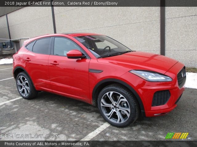 2018 Jaguar E-PACE First Edition in Caldera Red
