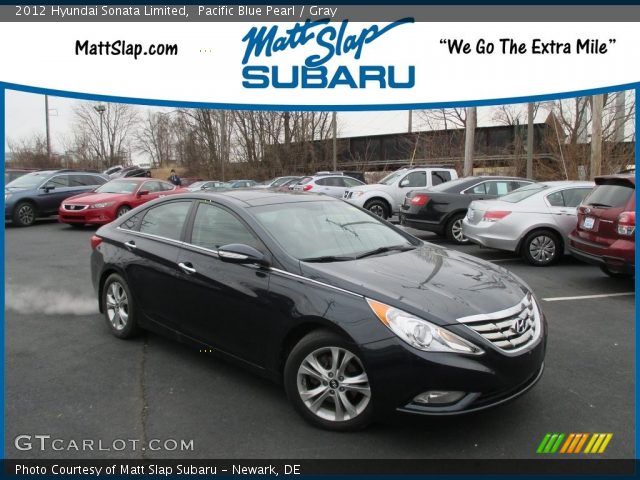 2012 Hyundai Sonata Limited in Pacific Blue Pearl