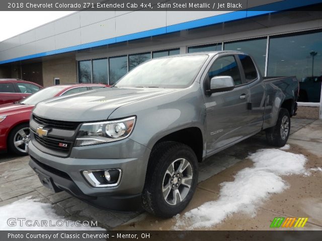 2018 Chevrolet Colorado Z71 Extended Cab 4x4 in Satin Steel Metallic