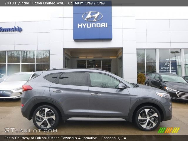 2018 Hyundai Tucson Limited AWD in Coliseum Gray