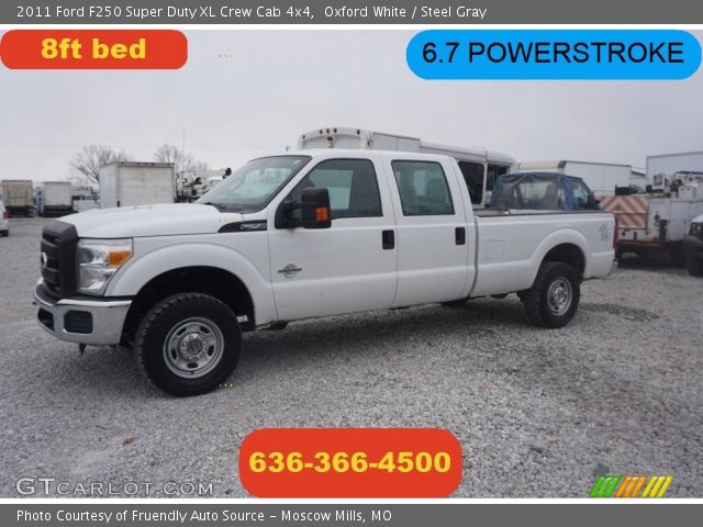 2011 Ford F250 Super Duty XL Crew Cab 4x4 in Oxford White