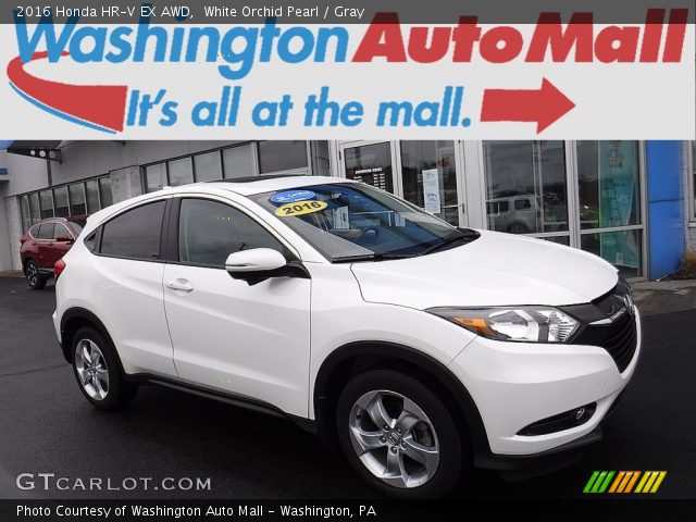 2016 Honda HR-V EX AWD in White Orchid Pearl