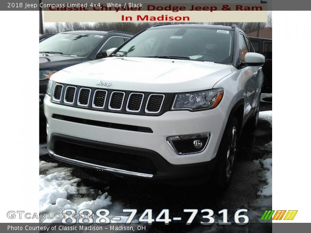 2018 Jeep Compass Limited 4x4 in White